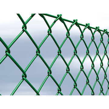 Chain Link PVC Coated and Galvanized Metal Mesh